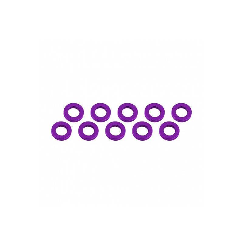 ARANDELAS ALUMINIO (3x6x1mm) PURPURA (10u.) ARANDELAS ALUMINIO (3x6x1mm) PURPURA (10u.)