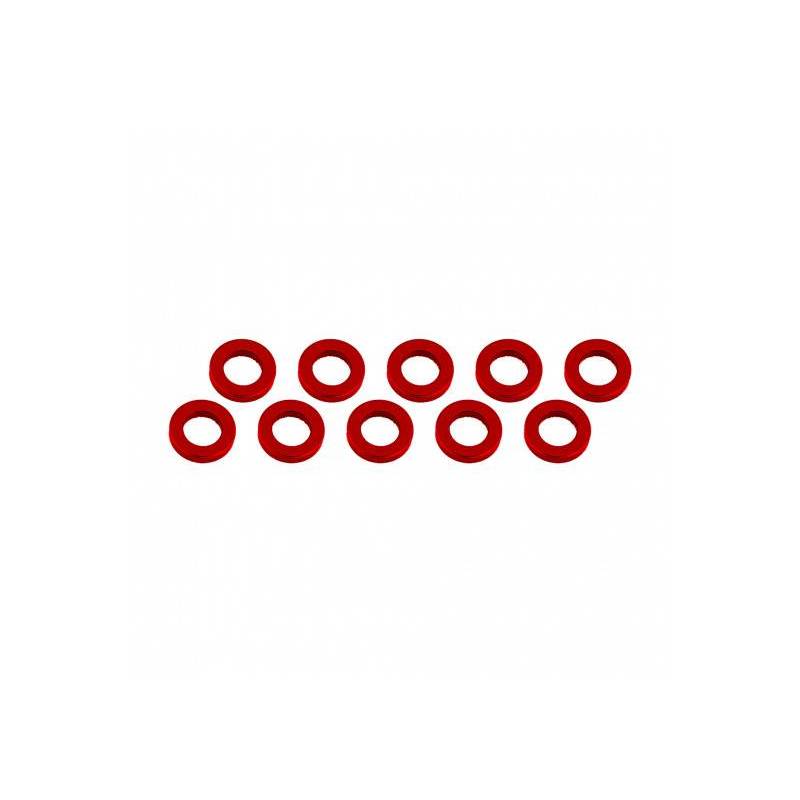 ALUMINUM SHIM (3x6x1mm) RED (10pcs) - UR1505-R - ULTIMATE ALUMINUM SHIM (3x6x1mm) RED (10pcs) - UR1505-R - ULTIMATE