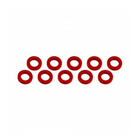 ALUMINUM SHIM  (3x6x1mm)   RED (10pcs) - UR1505-R - ULTIMATE