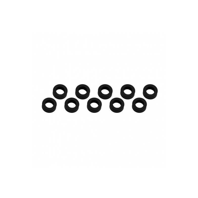 ARANDELAS ALUMINIO (3x6x2mm) NEGRA (10u.) ARANDELAS ALUMINIO (3x6x2mm) NEGRA (10u.)