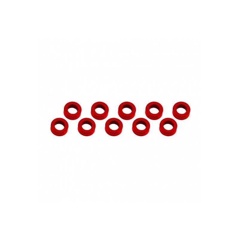 ARANDELAS ALUMINIO (3x6x2mm) ROJA (10u.) ARANDELAS ALUMINIO (3x6x2mm) ROJA (10u.)