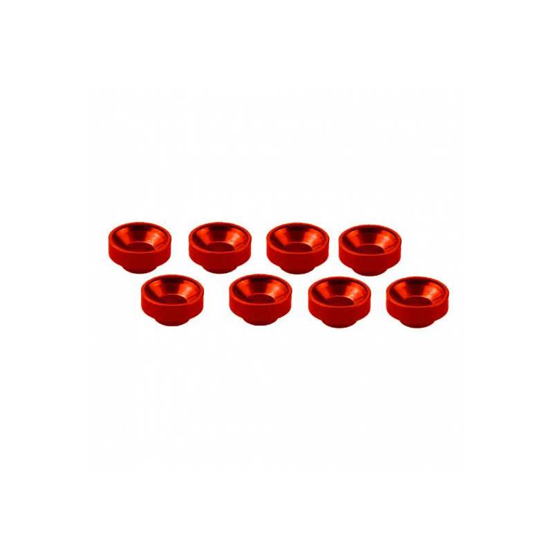 M3 ALUMINUM SERVO WASHER RED (8 pcs) - UR1507-R - ULTIMATE M3 ALUMINUM SERVO WASHER RED (8 pcs) - UR1507-R - ULTIMATE