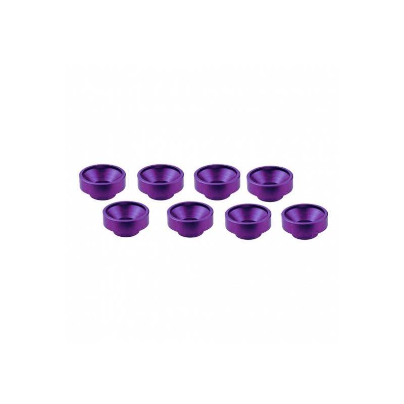 ARANDELAS ALUMINIO PARA SERVO PURPURA (8u.) ARANDELAS ALUMINIO PARA SERVO PURPURA (8u.)