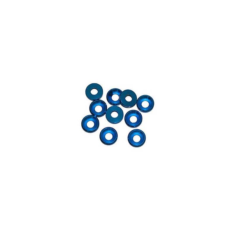 4 mm. ALU. WASHER BLUE (10 pcs) - UR1511-A - ULTIMATE 4 mm. ALU. WASHER BLUE (10 pcs) - UR1511-A - ULTIMATE