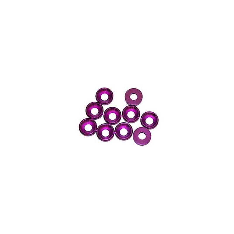 4 mm. ALU WASHER PURPLE (10 pcs) - UR1511-P - ULTIMATE 4 mm. ALU WASHER PURPLE (10 pcs) - UR1511-P - ULTIMATE