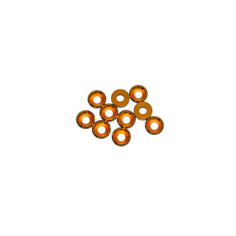 4 mm. ALU. WASHER GOLD (10 pcs) - UR1511-G - ULTIMATE 4 mm. ALU. WASHER GOLD (10 pcs) - UR1511-G - ULTIMATE
