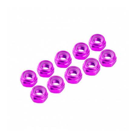 AUTOBLOCANTE ALU. M4 ROSA (10u.)