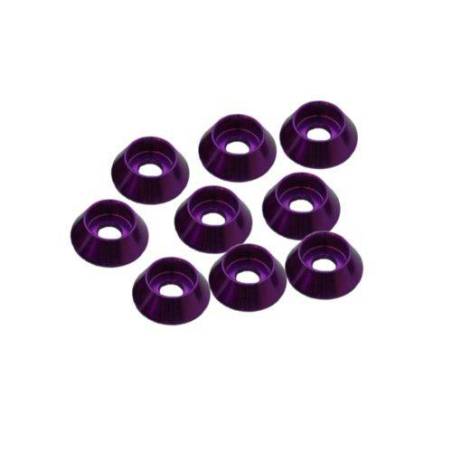 ARANDELA CABEZA CILINDRICA 3MM PURPURA (8u.)