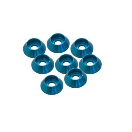 ARANDELA CABEZA CILINDRICA 3MM AZUL (8u.)