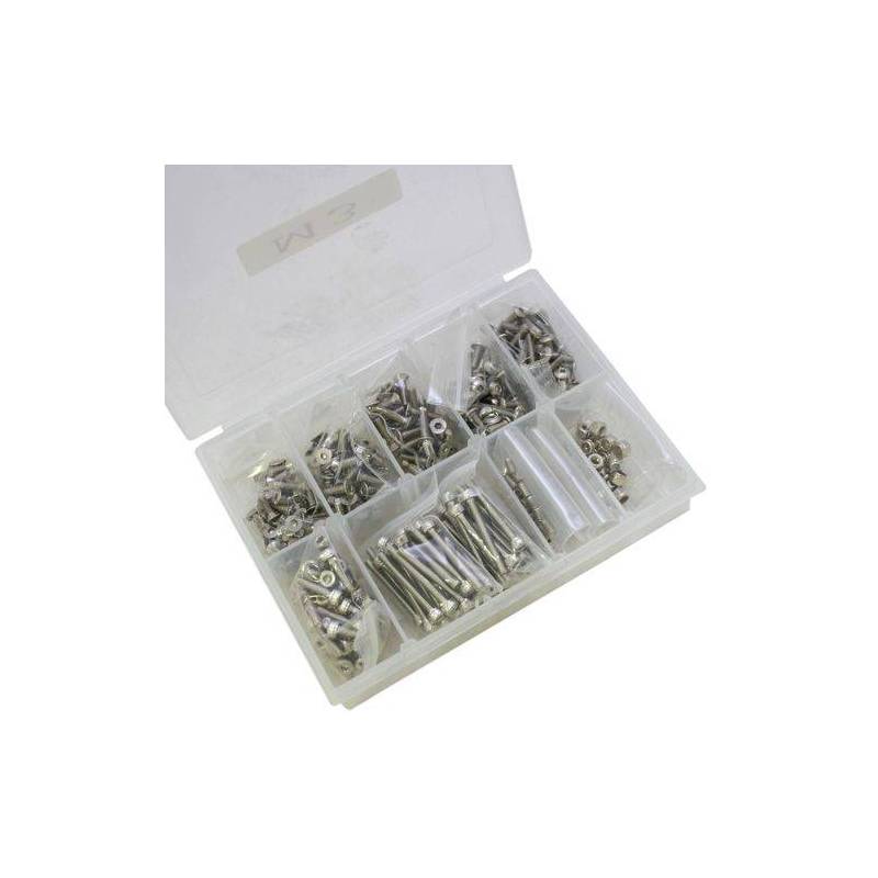 KIT TORNILLOS M3 (470u.) KIT TORNILLOS M3 (470u.)