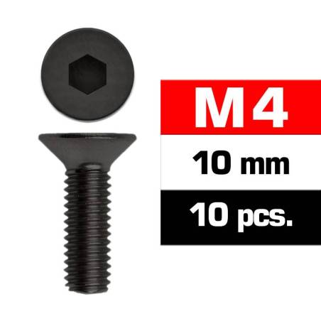 TORNILLOS M4x10mm AVELLANADO (10u.)