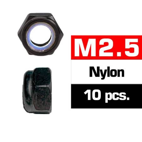 TUERCAS AUTOBLOCANTES M2.5 (10u.)