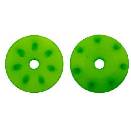16mm CONICAL SHOCK PISTONS (1.3mm x 7 angled holes) (2pcs) - UR1715