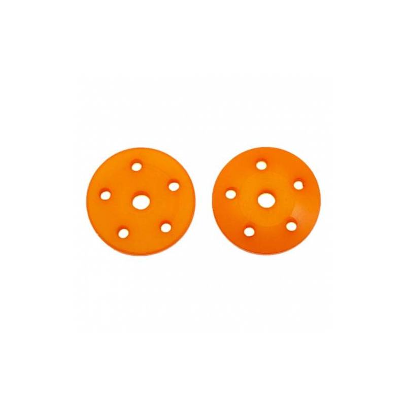 PISTONES AMORTIGUADOR CONICOS 16mm NARANJA (5x1.6mm) (2u.) PISTONES AMORTIGUADOR CONICOS 16mm NARANJA (5x1.6mm) (2u.)