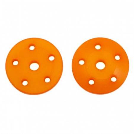 16mm CONICAL SHOCK PISTONS (1.6mm x 5 holes) (2pcs) - UR1736