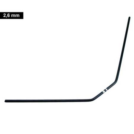 BARRA ESTABILIZADORA ULTIMATE TRAS. 2.6mm MUGEN. ASSOCIATED. XRAY (1)