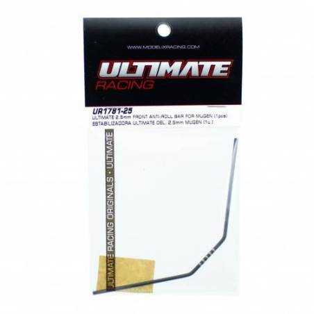 BARRA ESTABILIZADORA ULTIMATE DEL. 2.5mm MUGEN. ASSOCIATED. XRAY (1)