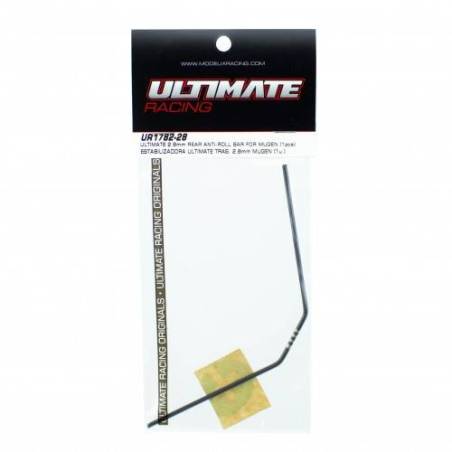 BARRA ESTABILIZADORA ULTIMATE TRAS. 2.8mm MUGEN. ASSOCIATED. XRAY (1)