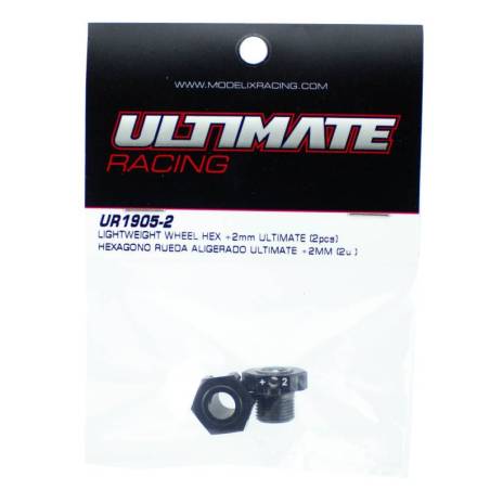 LIGHTWEIGHT WHEEL HEX +2mm ULTIMATE (2pcs) - ULTIMATE