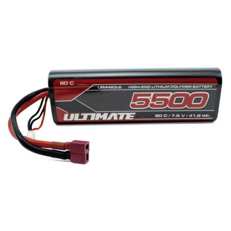 BATERIA LIPO HV STICK HC 7.6V. 5500 MAH 60C T-DEAN - ULTIMATE