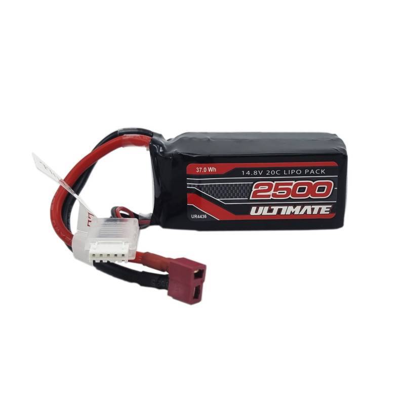 BATTERY 4S 2500mAh 20C LiPo SOFT CASE STARTER BOX - ULTIMATE - UR4436 BATTERY 4S 2500mAh 20C LiPo SOFT CASE STARTER BOX - ULTIMATE - UR4436