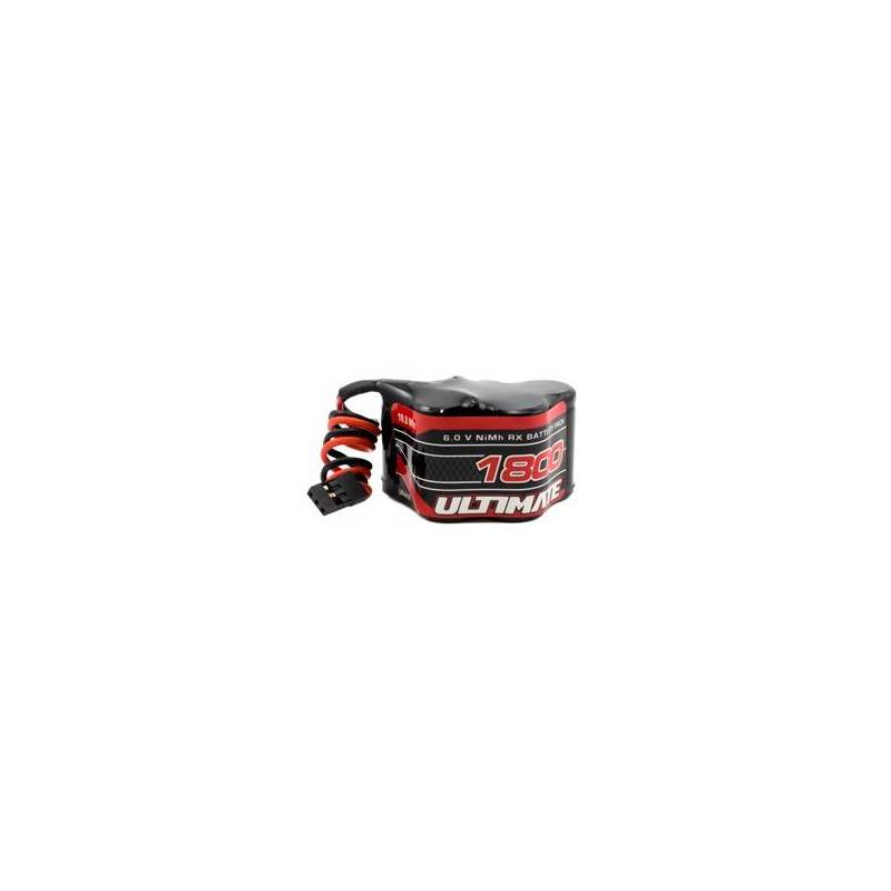 BATERÍA ULTIMATE NiMh RECEPTOR PIRAMIDE 6.0v. 1800mAh CONEXIÓN JR BATERÍA ULTIMATE NiMh RECEPTOR PIRAMIDE 6.0v. 1800mAh CONEXIÓN JR