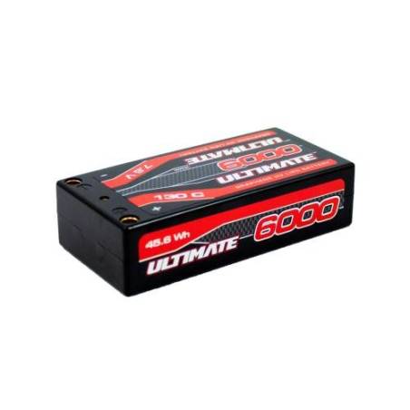 GRAPHENE HV LCG LiPo SHORTY 6000mAh 7.6V 130C 5mm TUBES - UR4444
