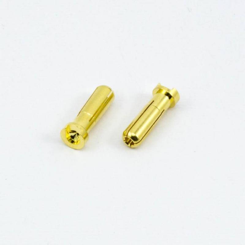 5.0mm BULLET CONNECTOR MALE (2pcs) - UR46110 - ULTIMATE 5.0mm BULLET CONNECTOR MALE (2pcs) - UR46110 - ULTIMATE