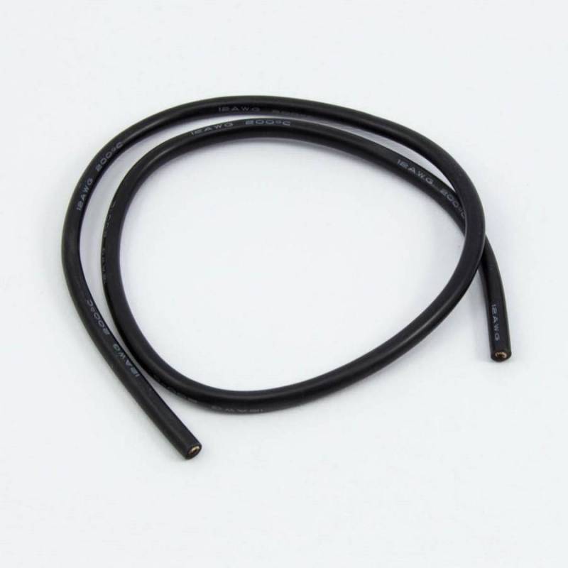 CABLE SILICONA NEGRO 12awg (50cm) CABLE SILICONA NEGRO 12awg (50cm)