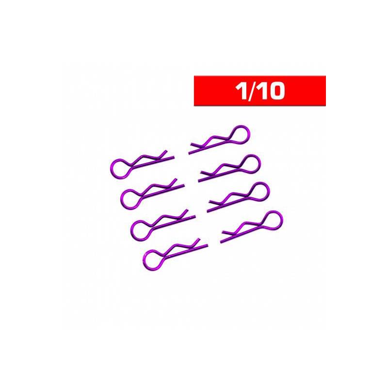 Body Clips 1/10 Purple (x8) - UR6411-P - ULTIMATE Body Clips 1/10 Purple (x8) - UR6411-P - ULTIMATE