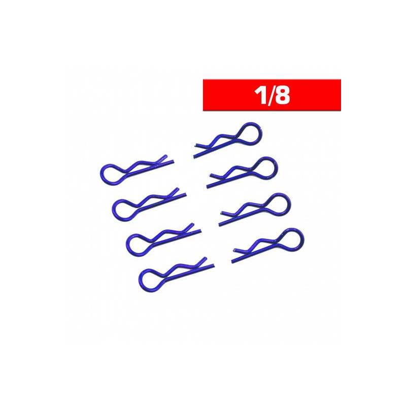 Body Clips 1/8 Blue (x8) - UR6412-A - ULTIMATE Body Clips 1/8 Blue (x8) - UR6412-A - ULTIMATE