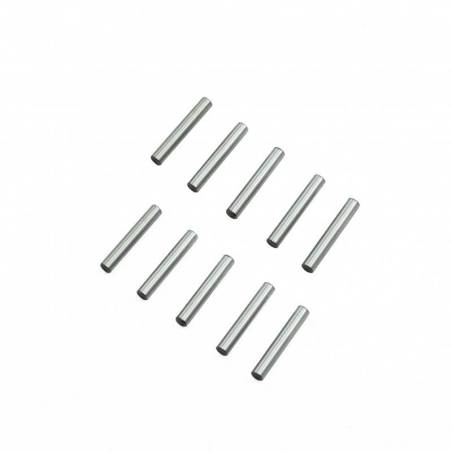 2.5X15.8MM CHROME STEEL PIN SET (10PCS) - ULTIMATE - UR7604
