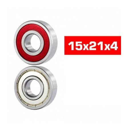 "15x21x4mm ""HS"" HYBRID SEALS BEARING SET (2pcs.) - UR7804-2 - ULTIM