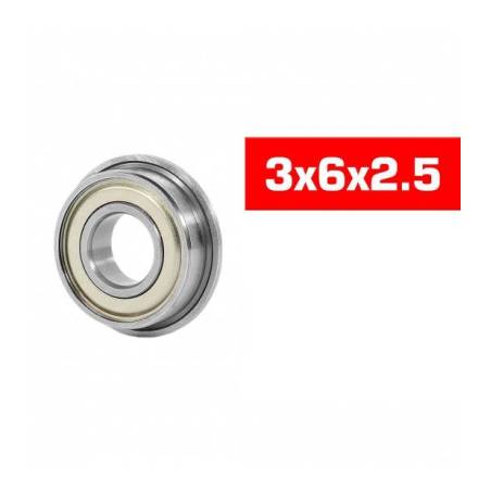 3x6x2.5mm KIT RODAMIENTOS HS FLANGED TAPAS METALICAS (2u.)