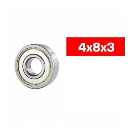 4x8x3mm KIT RODAMIENTOS HS TAPAS METALICAS (2u.)