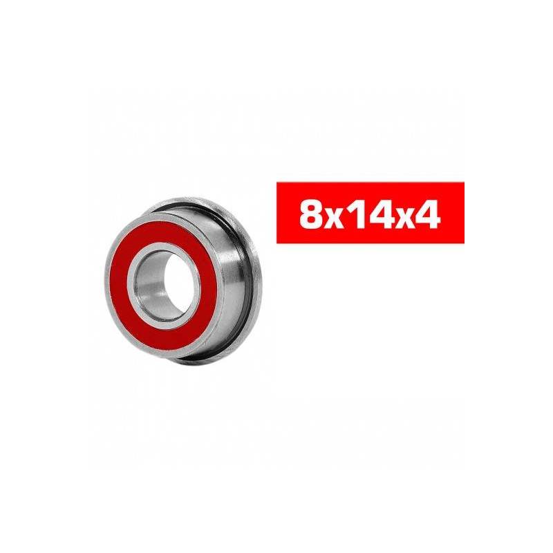 "8x14x4mm FLANGED ""HS"" RUBBER SEALED BEARING SET (2pcs) - UR7843-2 "8x14x4mm FLANGED ""HS"" RUBBER SEALED BEARING SET (2pcs) - UR7843-2