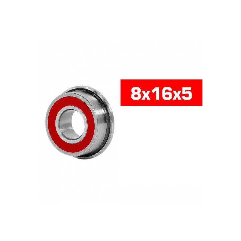 "8x16x5mm FLANGED ""HS"" RUBBER SEALED BEARING SET (2pcs) - UR7841-2 "8x16x5mm FLANGED ""HS"" RUBBER SEALED BEARING SET (2pcs) - UR7841-2