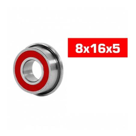 8x16x5mm FLANGED KIT RODAMIENTOS HS  TAPAS GOMA (2u.)