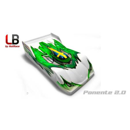LENSBODIES 1/12 ONROAD CARROCERIA PONENTE 2.0 ULTRA LIGHT WEIGHT