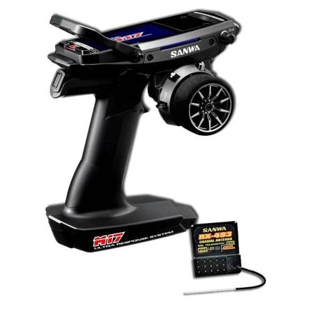 Sanwa M17 Radio + RX-493i Receptor y batería