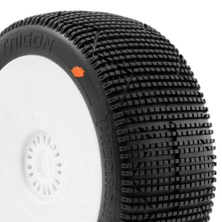 TRIGON C3 (MEDIUM) MOUNTED WHITE (2pcs.) - PROCIRCUIT - PCW2007-C3