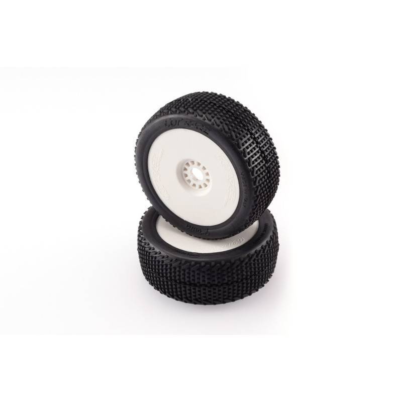 Pair of tyres ROMA Medium Mounted - HOT RACE Pair of tyres ROMA Medium Mounted - HOT RACE