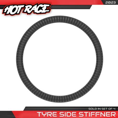 SET 4 TYRES SIDE STIFFENER BUGGY - HOT RACE