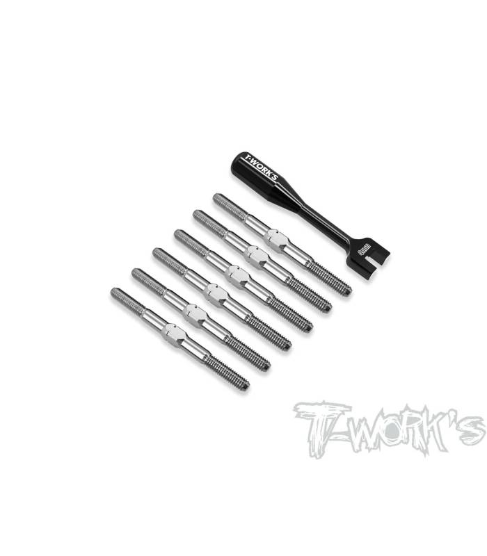 Titanium Turnbuckle Set (For Team Associated RC10 B7/B7D ) Titanium Turnbuckle Set (For Team Associated RC10 B7/B7D )