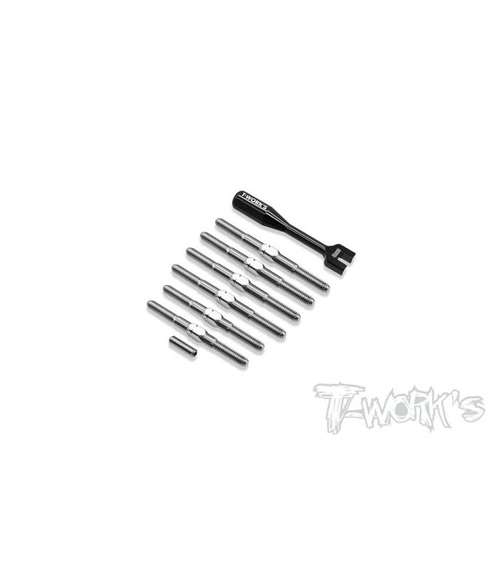 64 Titanium Turnbuckle Set ( For Mugen MSB1 ) 64 Titanium Turnbuckle Set ( For Mugen MSB1 )