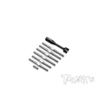 64 Titanium Turnbuckle Set ( For Mugen MSB1 )