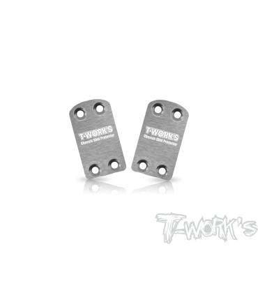 Stainless Steel Rear Chassis Skid Protector (Associated RC10 B7) 2pcs