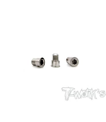 Tornillos Titanio Tworks subchasis Aweso A800MMX/FX 3uds - TW-TP-117