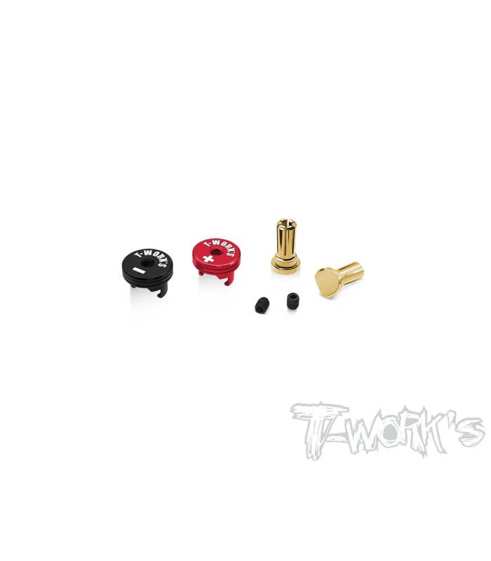 Polarity Heatsink Connector 5mm (Red/Black ) Polarity Heatsink Connector 5mm (Red/Black )