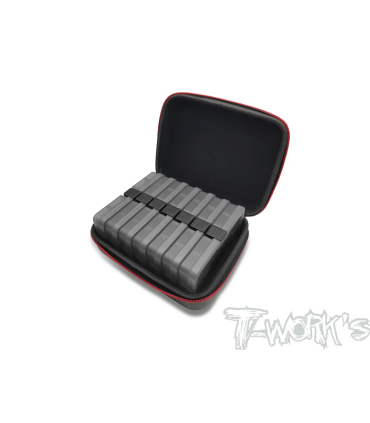 Caja dura con 7 cajas al interior de compartimentos - TWORKS